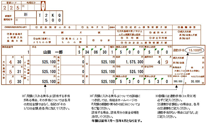 日本 年金 機構 算定 基礎 届